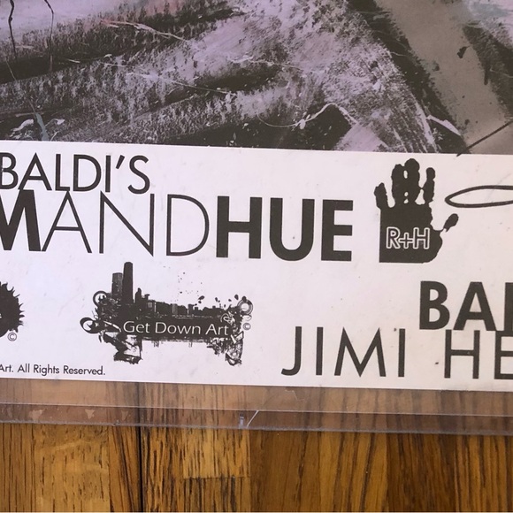 JIMI HENDRIX (11 x 17) DAVID GARIBALDI AUTOGRAPHED R+H 2008 - Picture 8 of 8